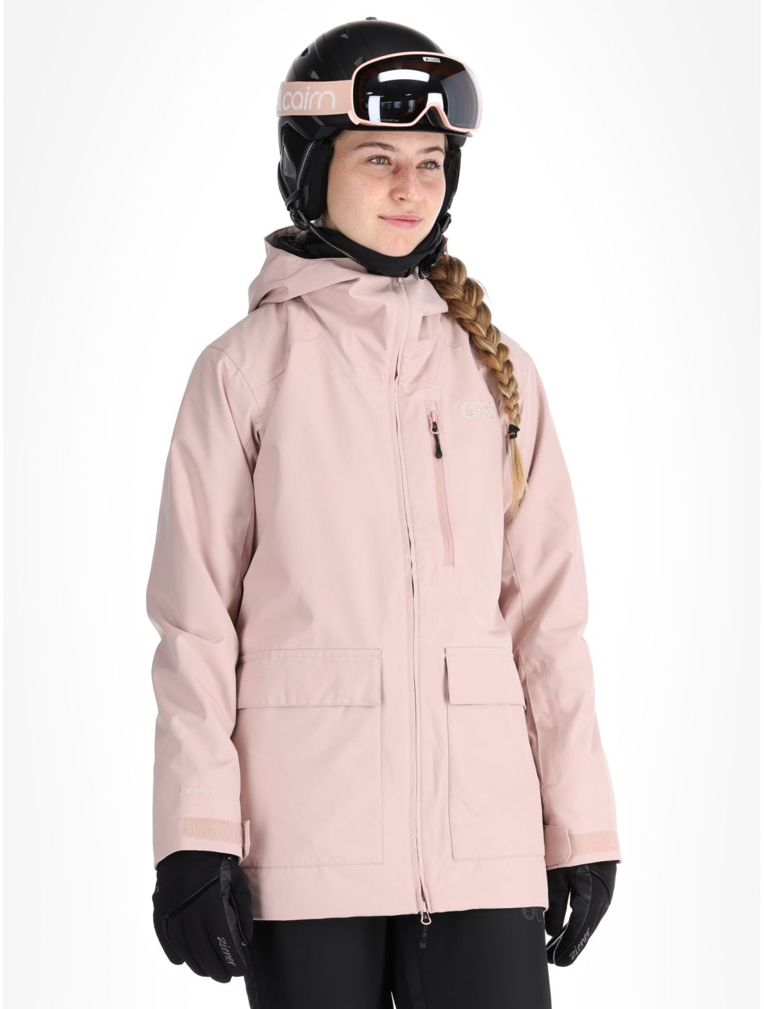 Picture, Glawi Skijacke Damen Shadow Gray rosa 