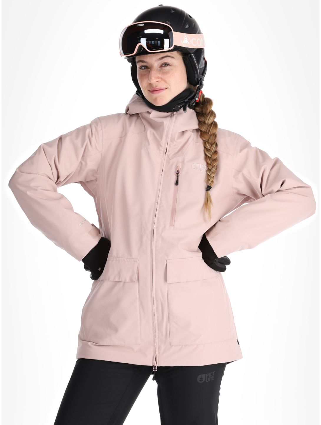 Picture, Glawi Skijacke Damen Shadow Gray rosa 