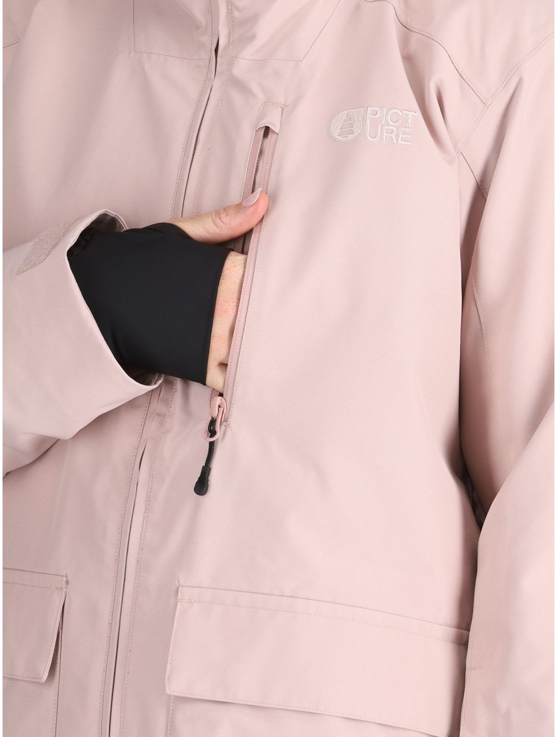 Picture, Glawi Skijacke Damen Shadow Gray rosa 