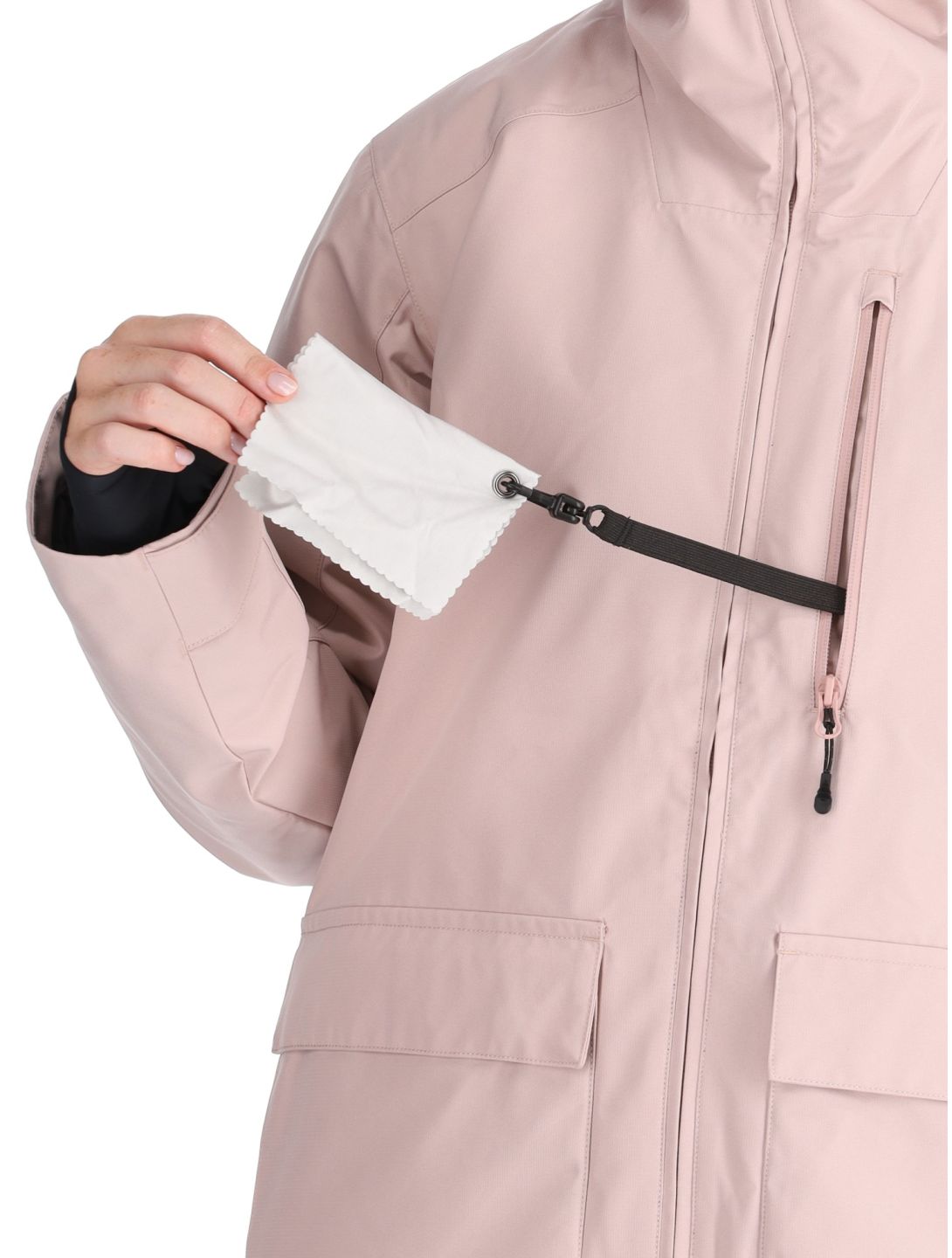 Picture, Glawi Skijacke Damen Shadow Gray rosa 