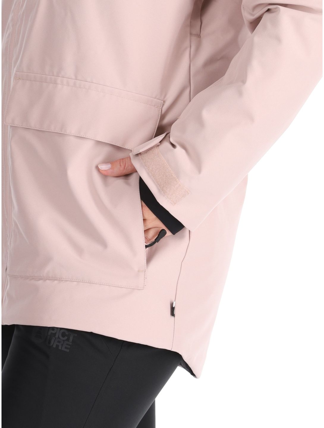 Picture, Glawi Skijacke Damen Shadow Gray rosa 