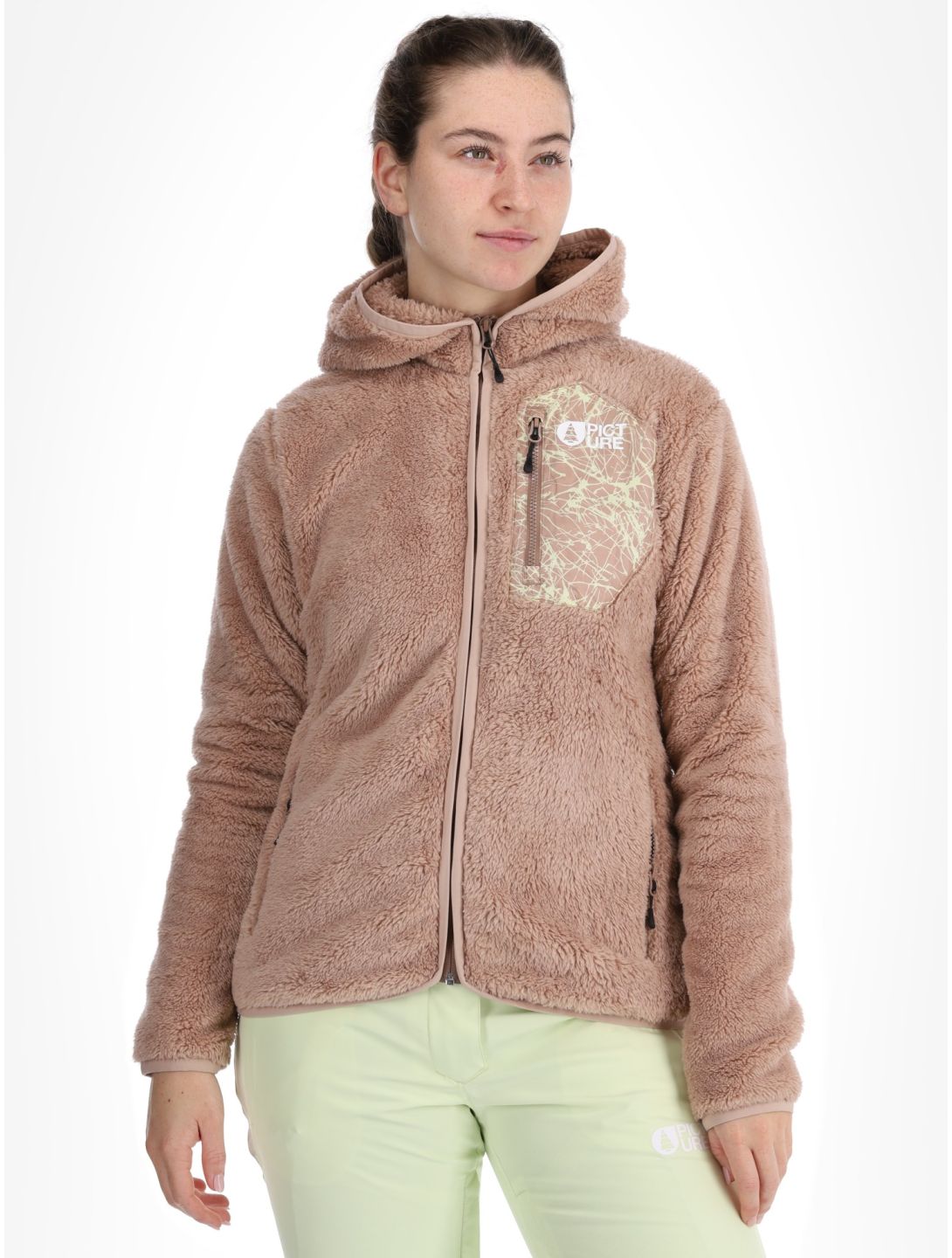 Picture, Izimo Fz Fleece Jacke Damen Roebuck braun 