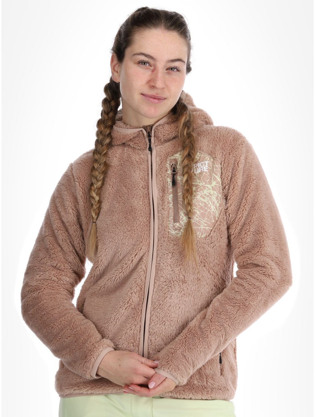 Picture, Izimo Fz Fleece Jacke Damen Roebuck braun 