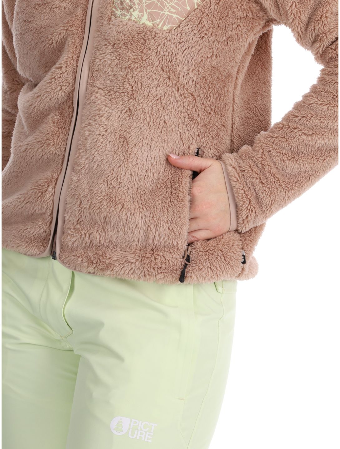 Picture, Izimo Fz Fleece Jacke Damen Roebuck braun 