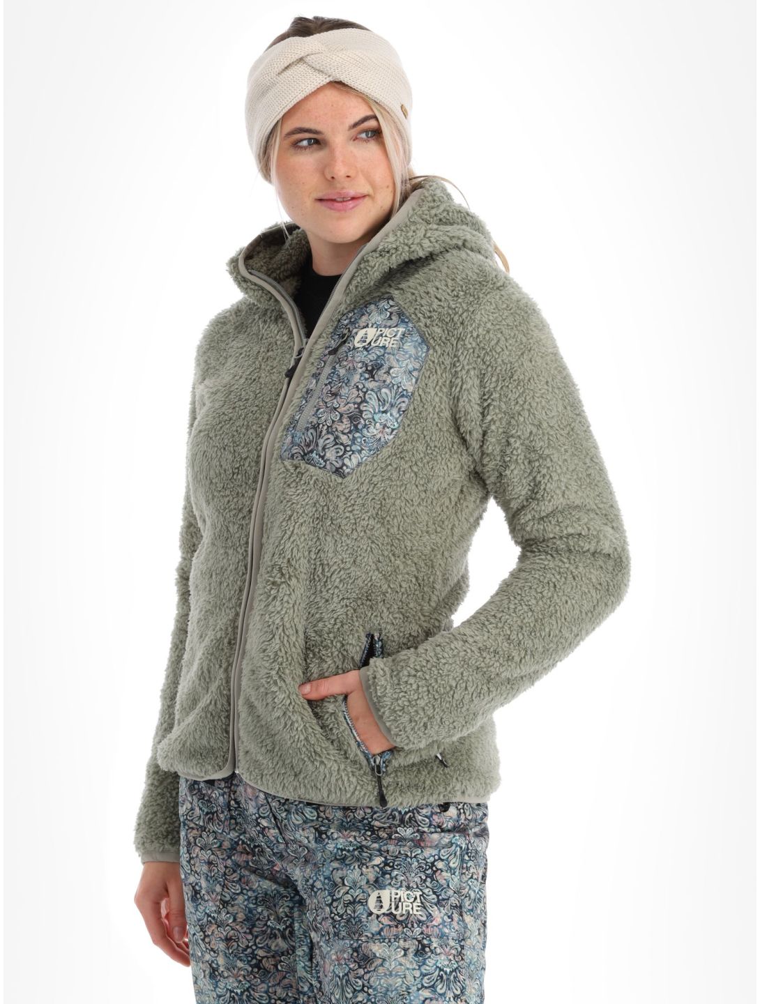 Picture, Izimo Fz Fleece Jacke Damen Shadow grün 