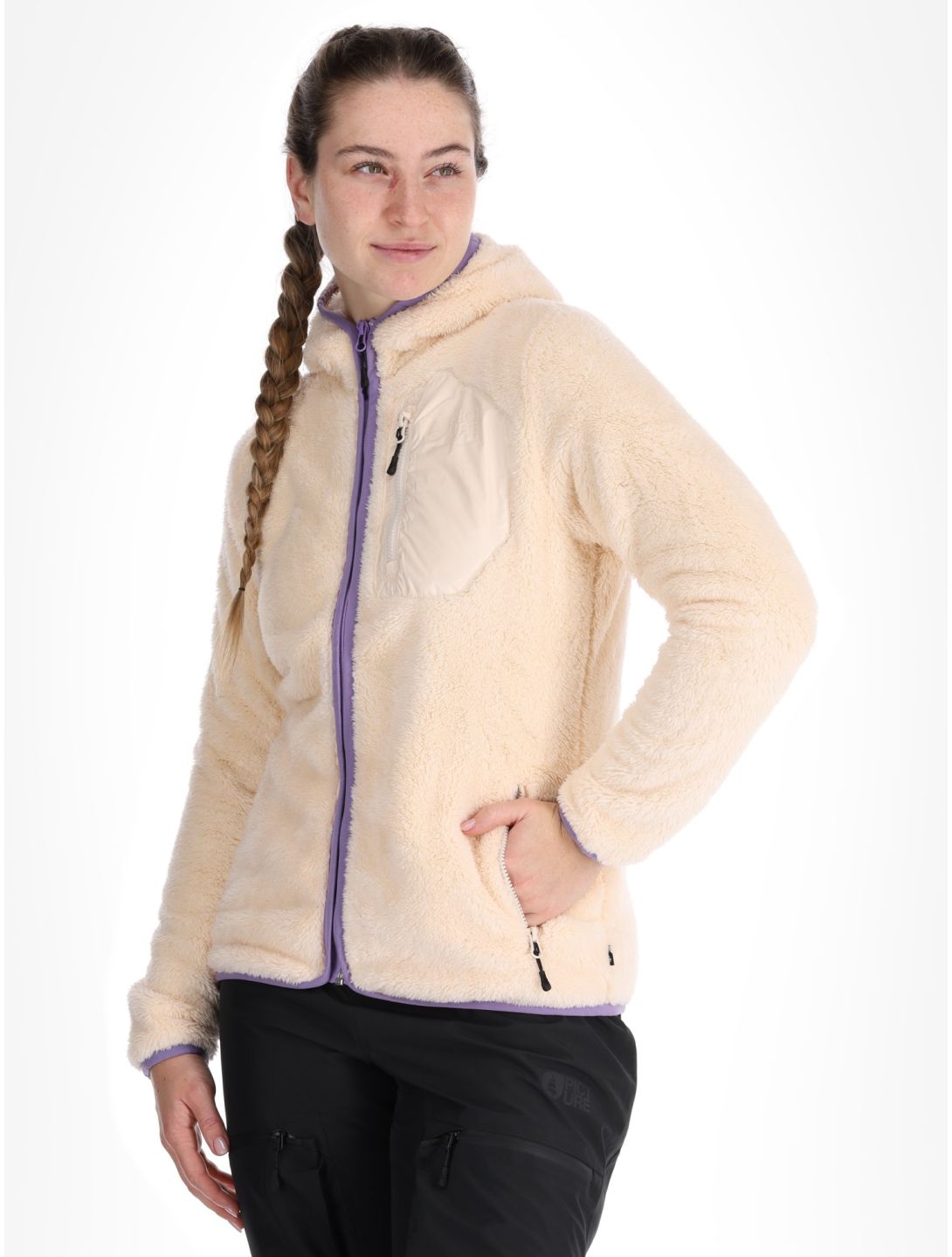 Picture, Izimo Fz Fleece Jacke Damen Vanilla beige 