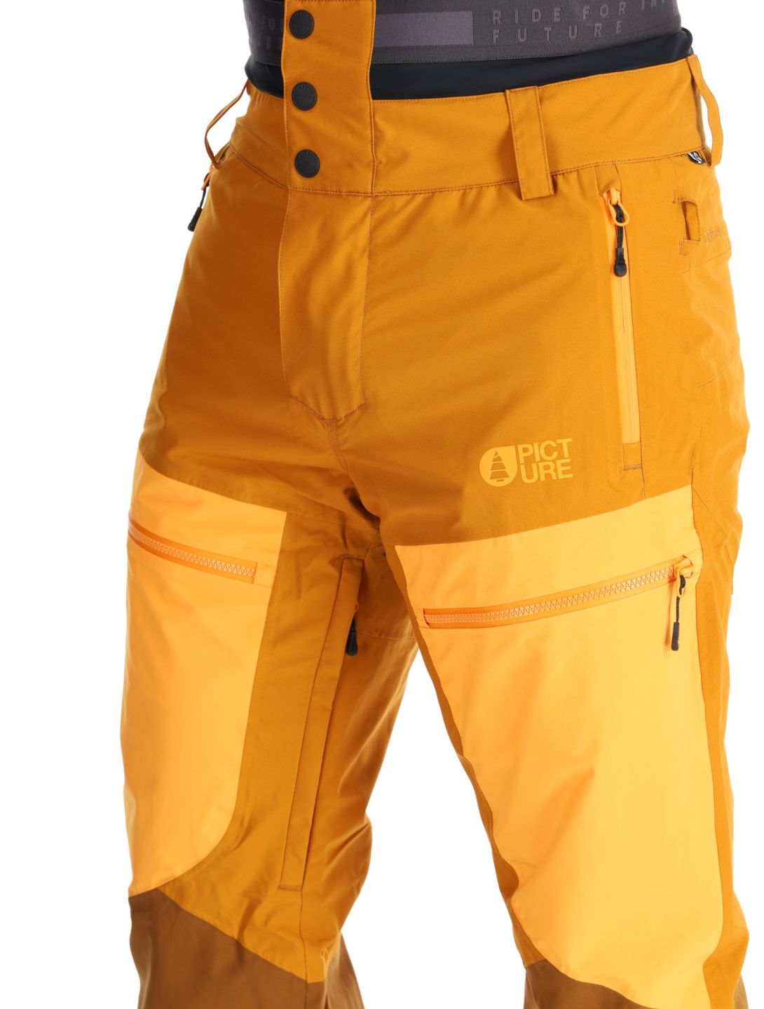 Picture, Naikoon Skihose Herren Honey Carrot Chocolat braun, orange 