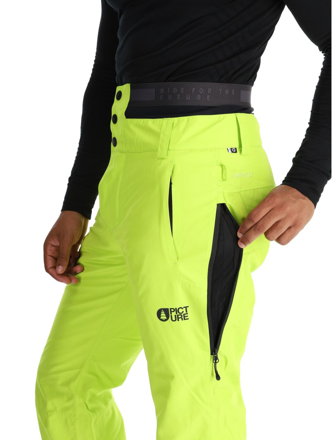 Picture, Object Skihose Herren Acid Lime gelb 