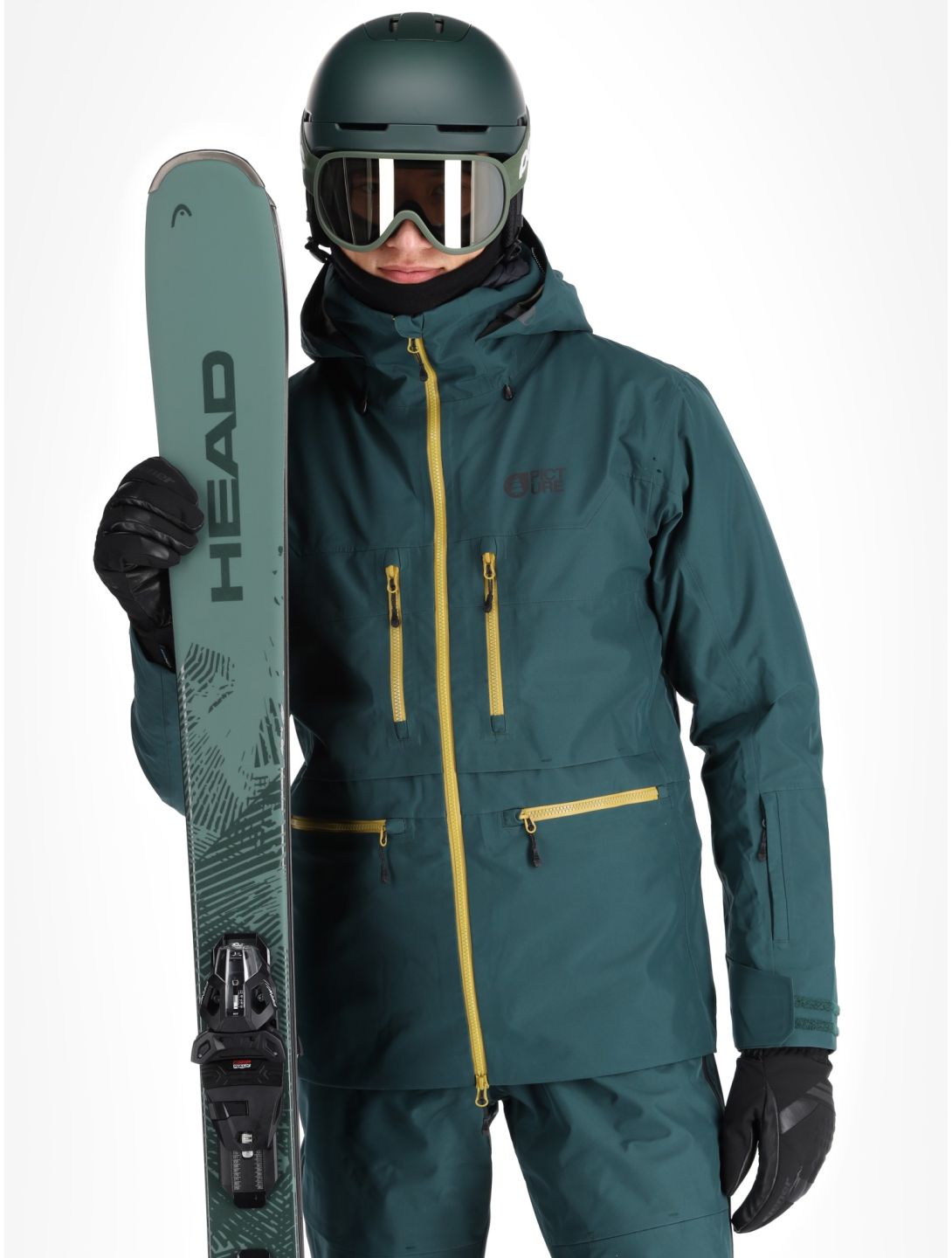 Picture, Ozonn 3L Hardshell Skijacke Herren Ponderosa Pine grün 