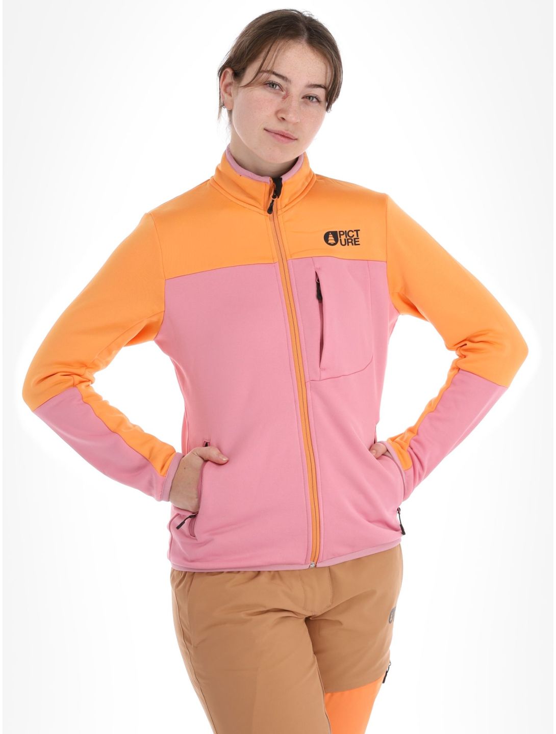 Picture, Rommana Fleece Jacke Damen Cashmere Rose rosa 