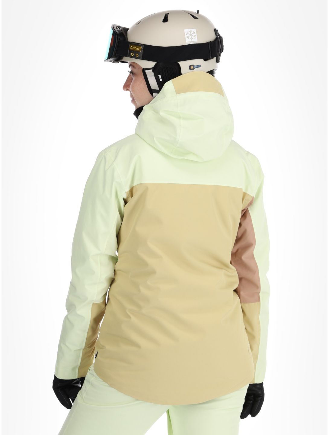 Picture, Seen Skijacke Damen Lime Cream Hemp Roebuck braun, grün 