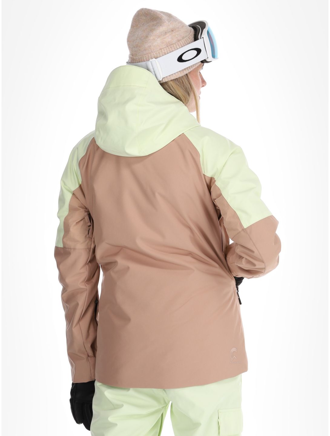 Picture, Sitkah Skijacke Damen Lime Cream Roebuck braun, grün 