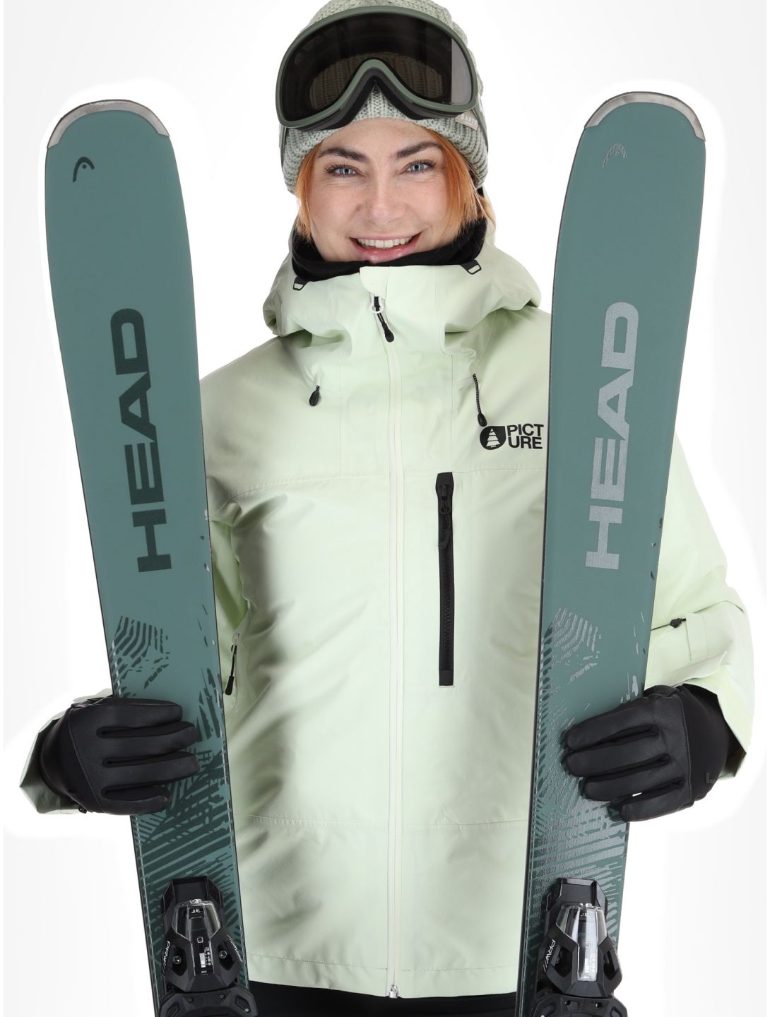 Picture, Sylva 3L Hardshell Skijacke Damen Lime Cream grün 