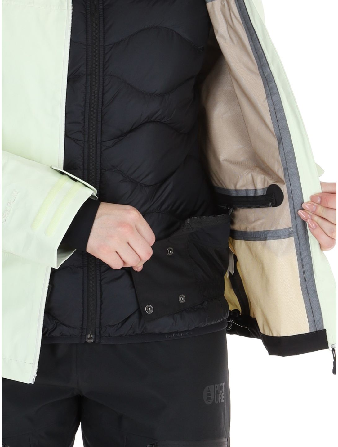 Picture, Sylva 3L Hardshell Skijacke Damen Lime Cream grün 