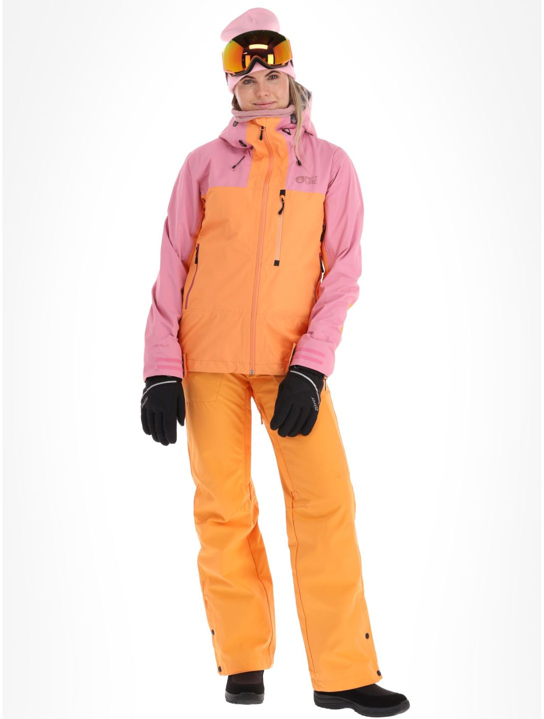 Picture, Sylva 3L Hardshell Skijacke Damen Tangerine orange, rosa 