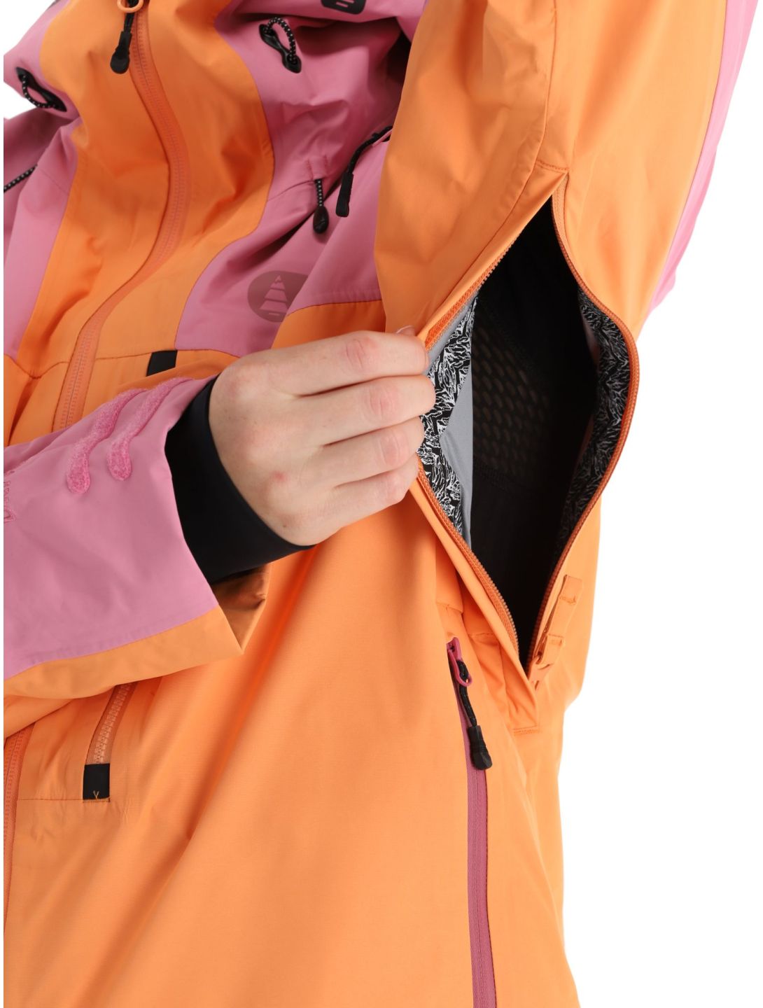 Picture, Sylva 3L Hardshell Skijacke Damen Tangerine orange, rosa 