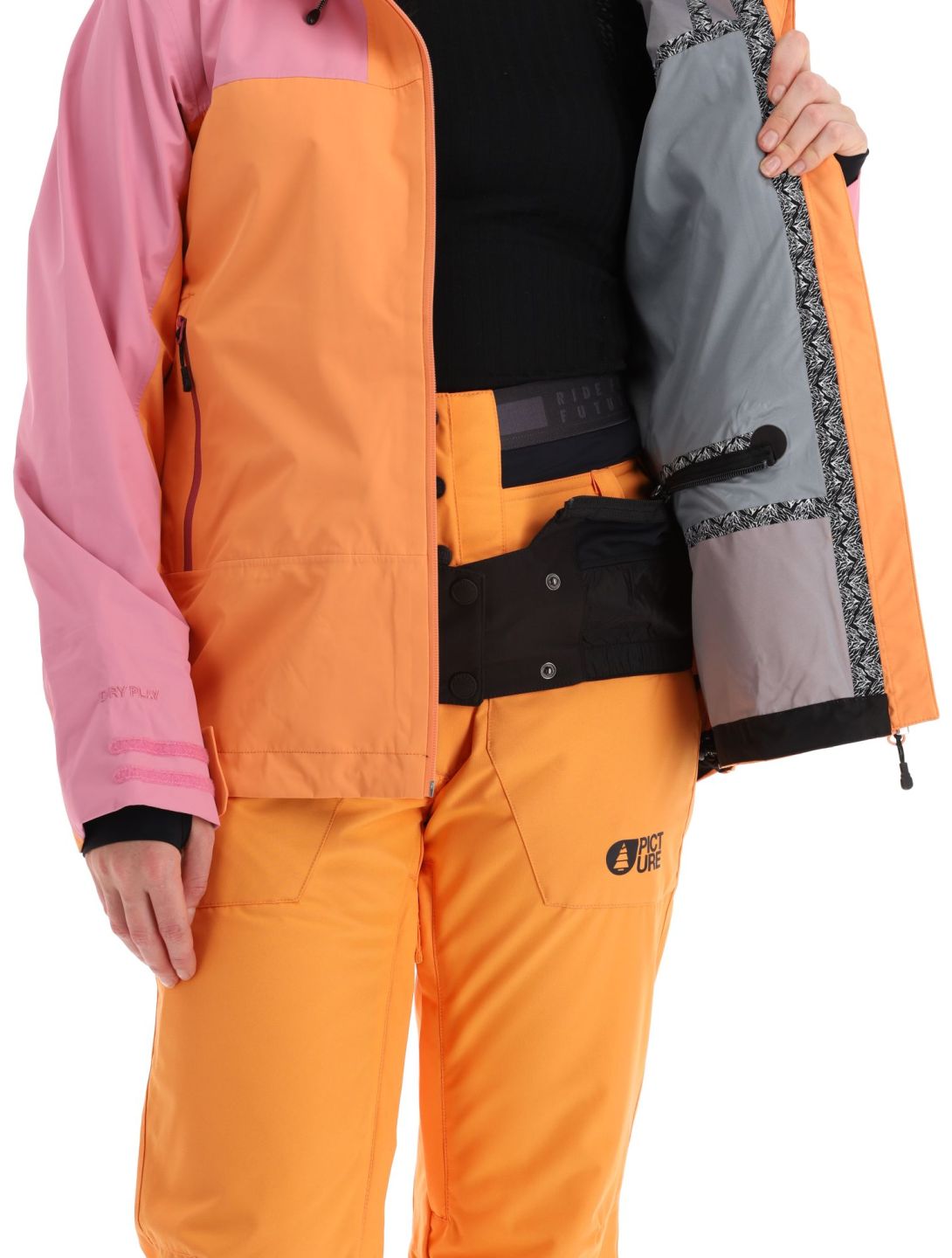 Picture, Sylva 3L Hardshell Skijacke Damen Tangerine orange, rosa 