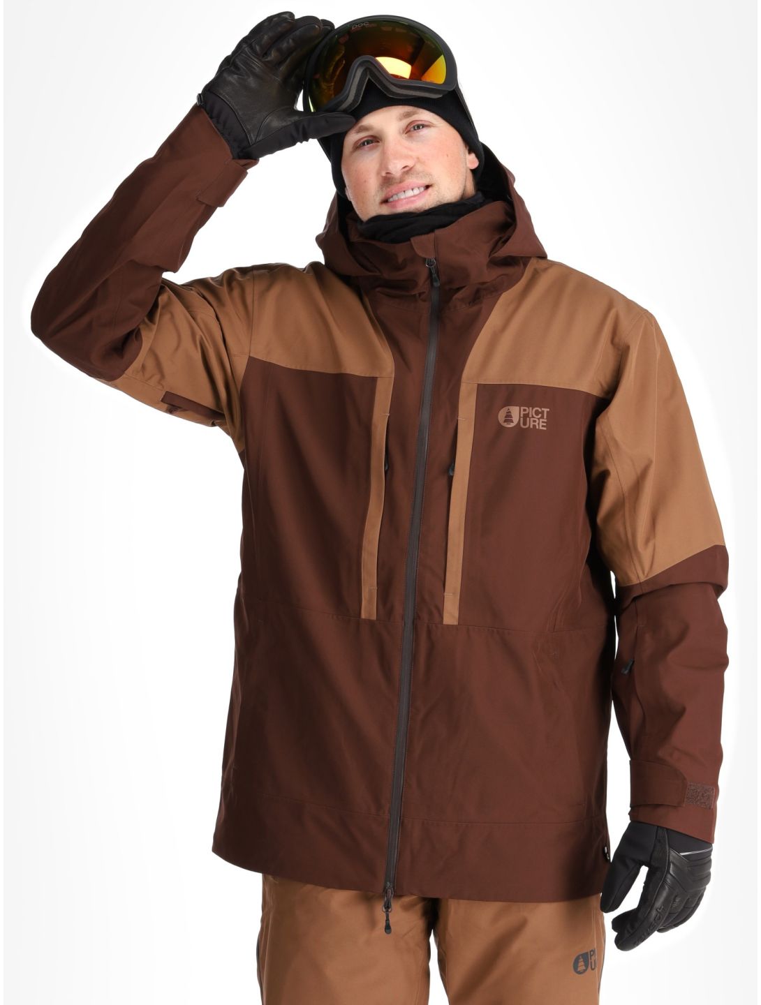 Picture, Track Skijacke Herren Chicory Coffee Cocoa beige 