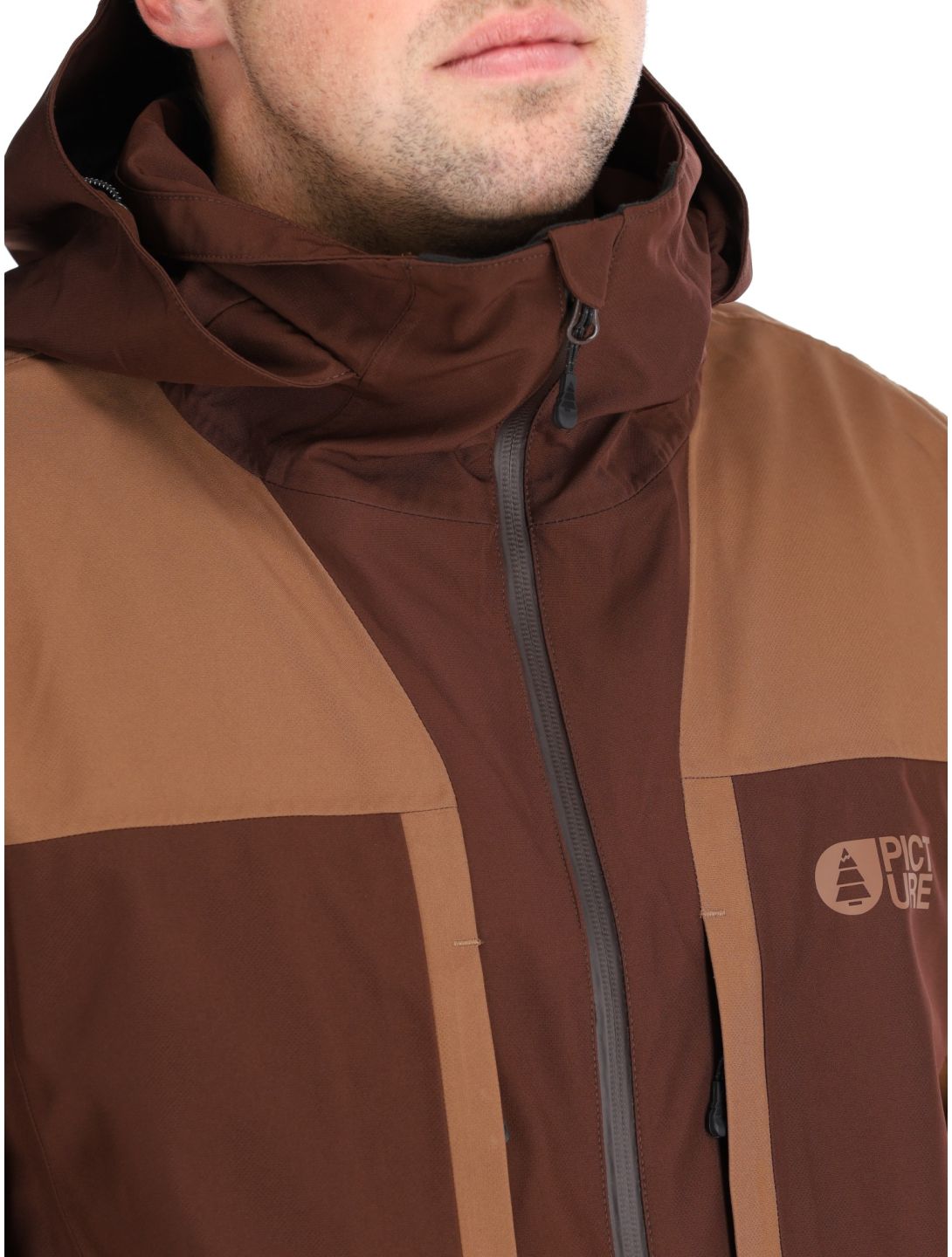 Picture, Track Skijacke Herren Chicory Coffee Cocoa beige 