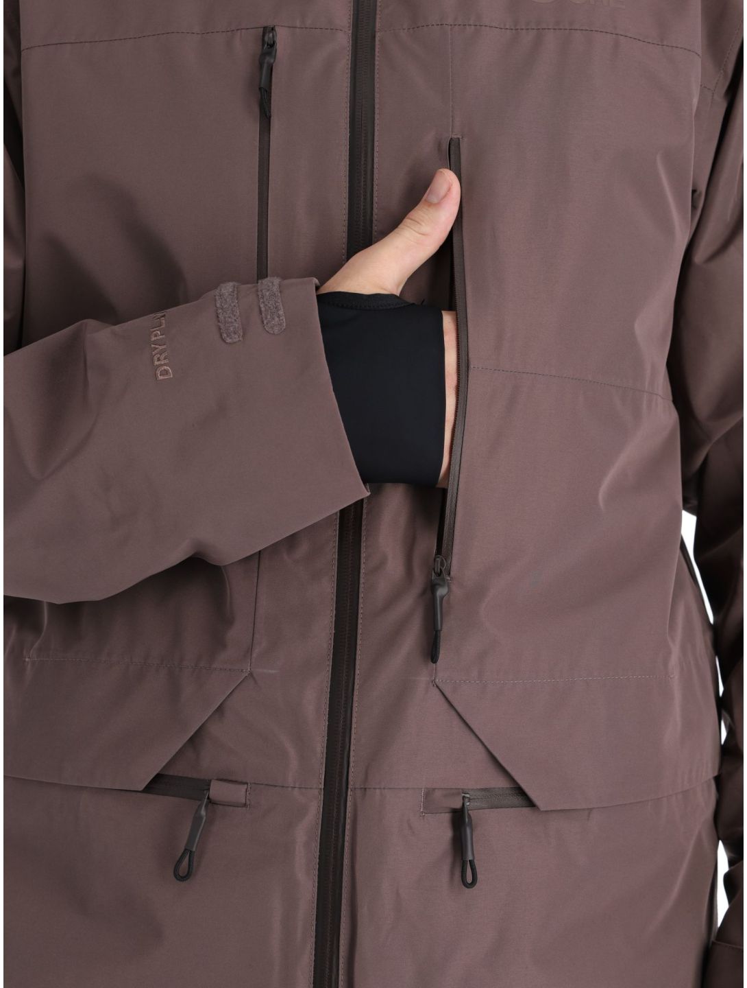 Picture, U55 Hardshell Skijacke Herren Plum Truffle braun 