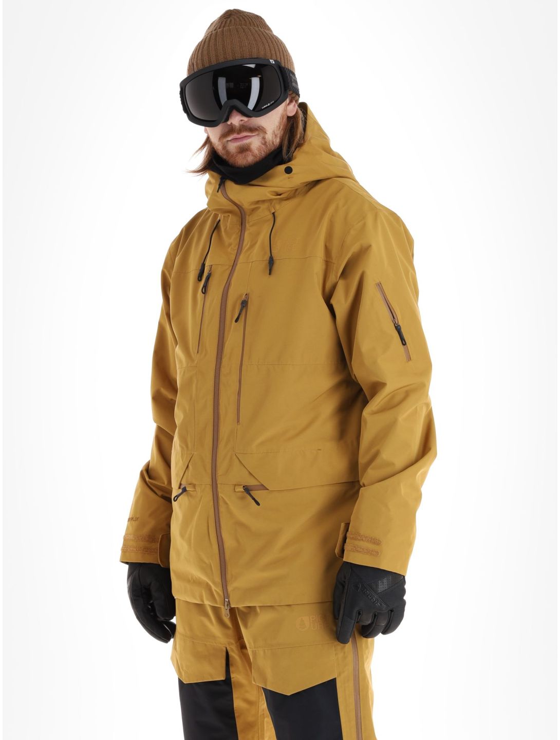 Picture, U55 Hardshell Skijacke Herren Wood Thrush braun 