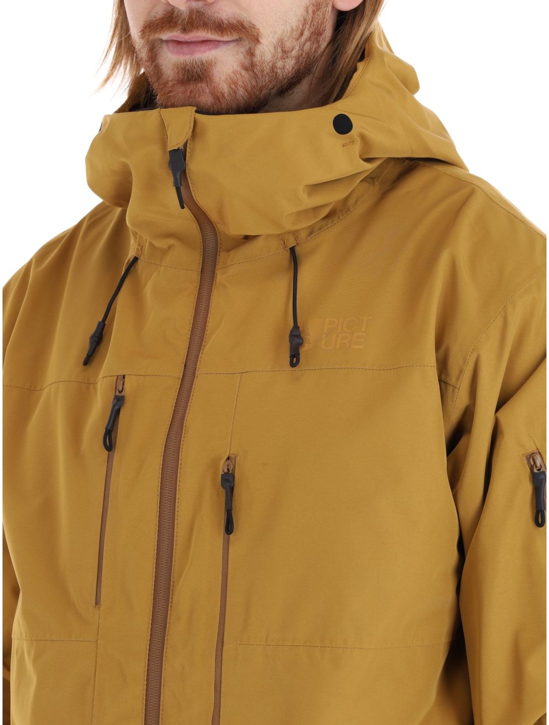 Picture, U55 Hardshell Skijacke Herren Wood Thrush braun 