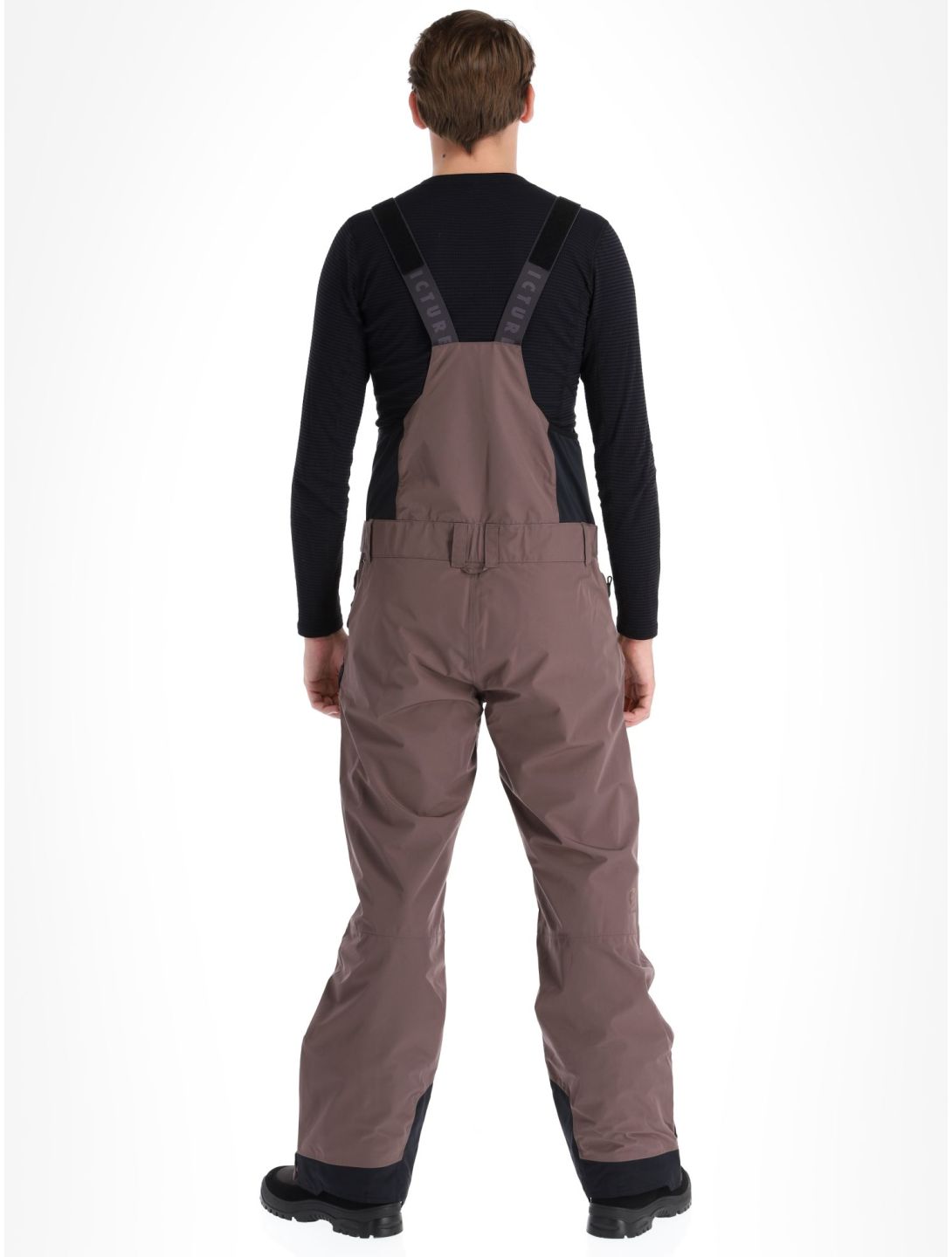 Picture, U66 Bib Hardshell Skihose BIB Herren Plum Truffle braun 