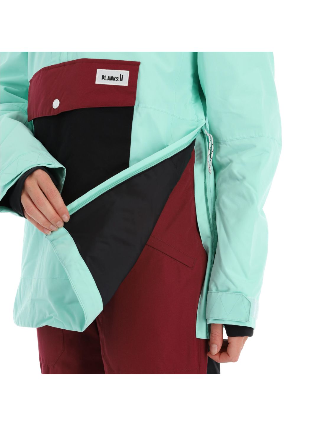 Planks, Overstoke Anorak Winter Anorak Damen cool teal blau 