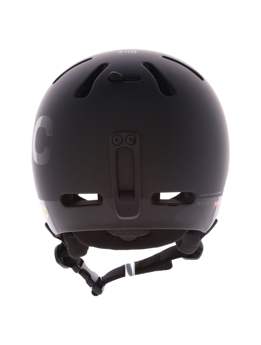 POC, Fornix BC Skihelm Unisex Uranium Black Matt schwarz 