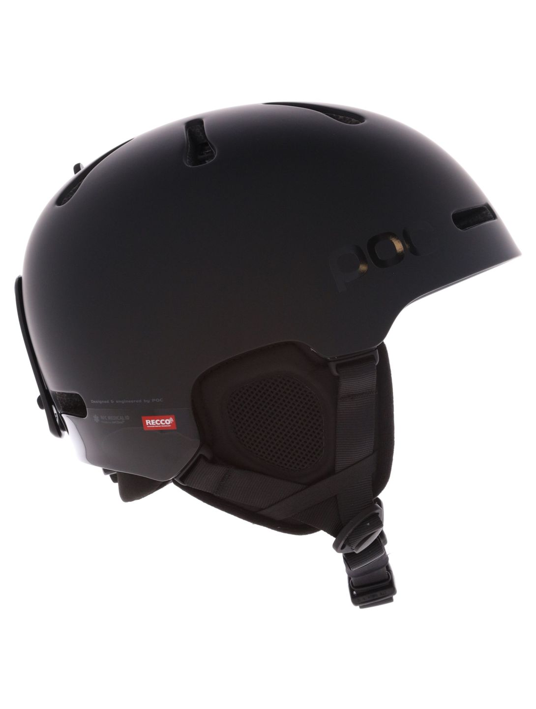 POC, Fornix BC Skihelm Unisex Uranium Black Matt schwarz 