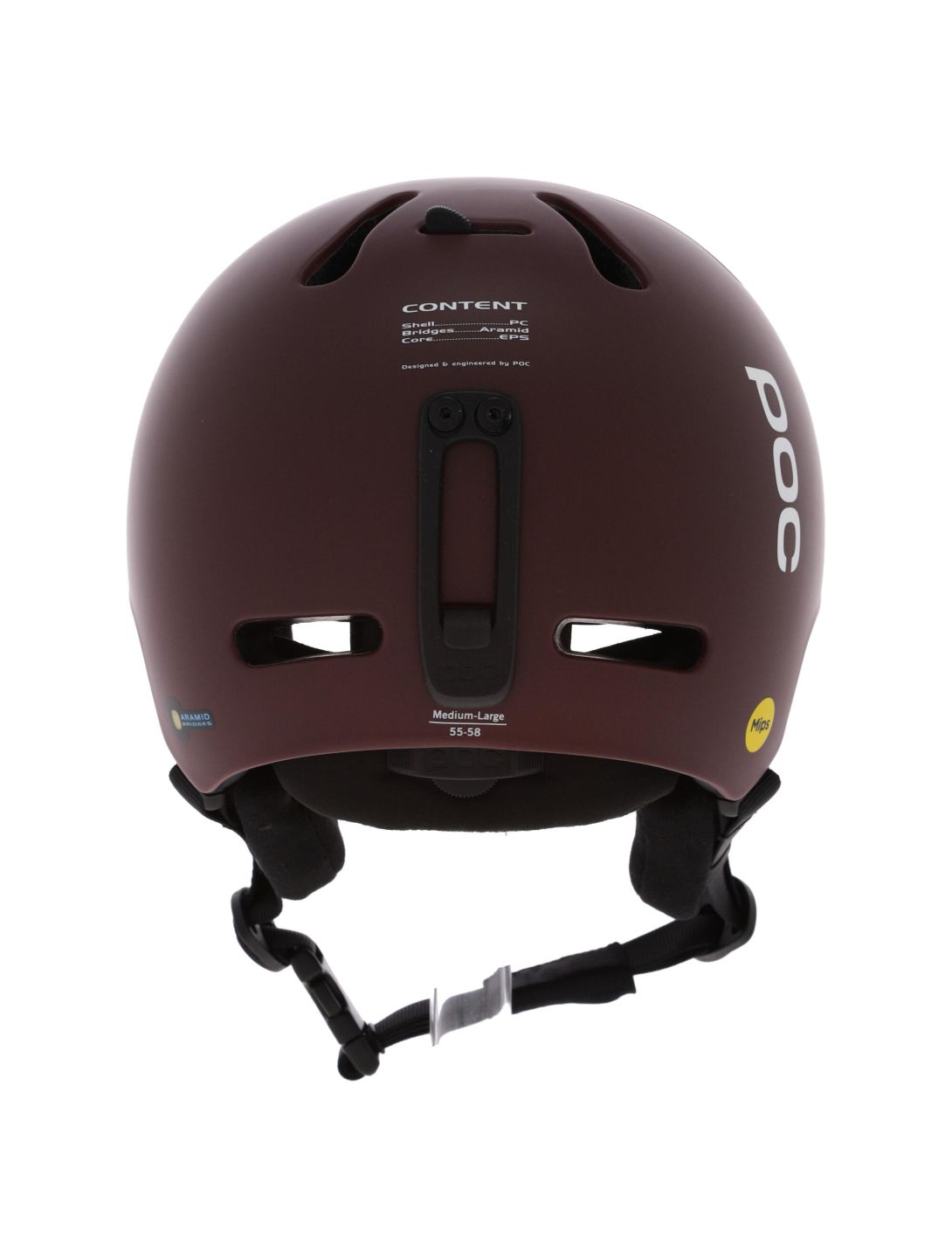 POC, Fornix MIPS Skihelm Unisex Garnet Red Matt rot 