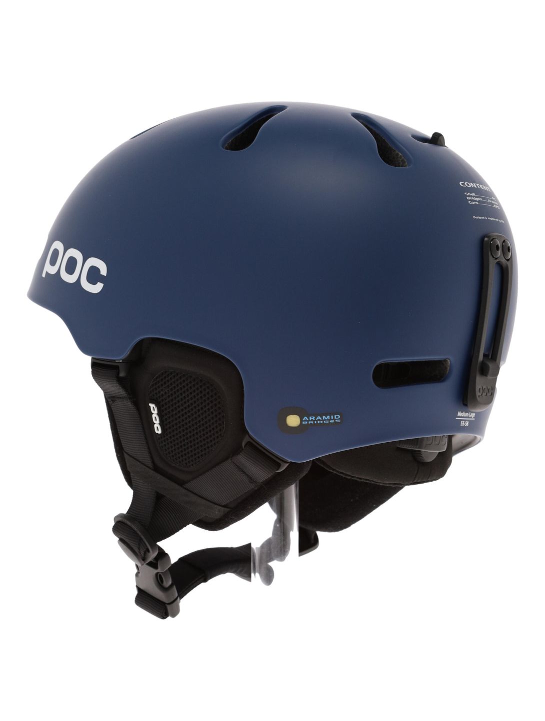 POC, Fornix MIPS Skihelm Unisex Lead Blue Matt blau 