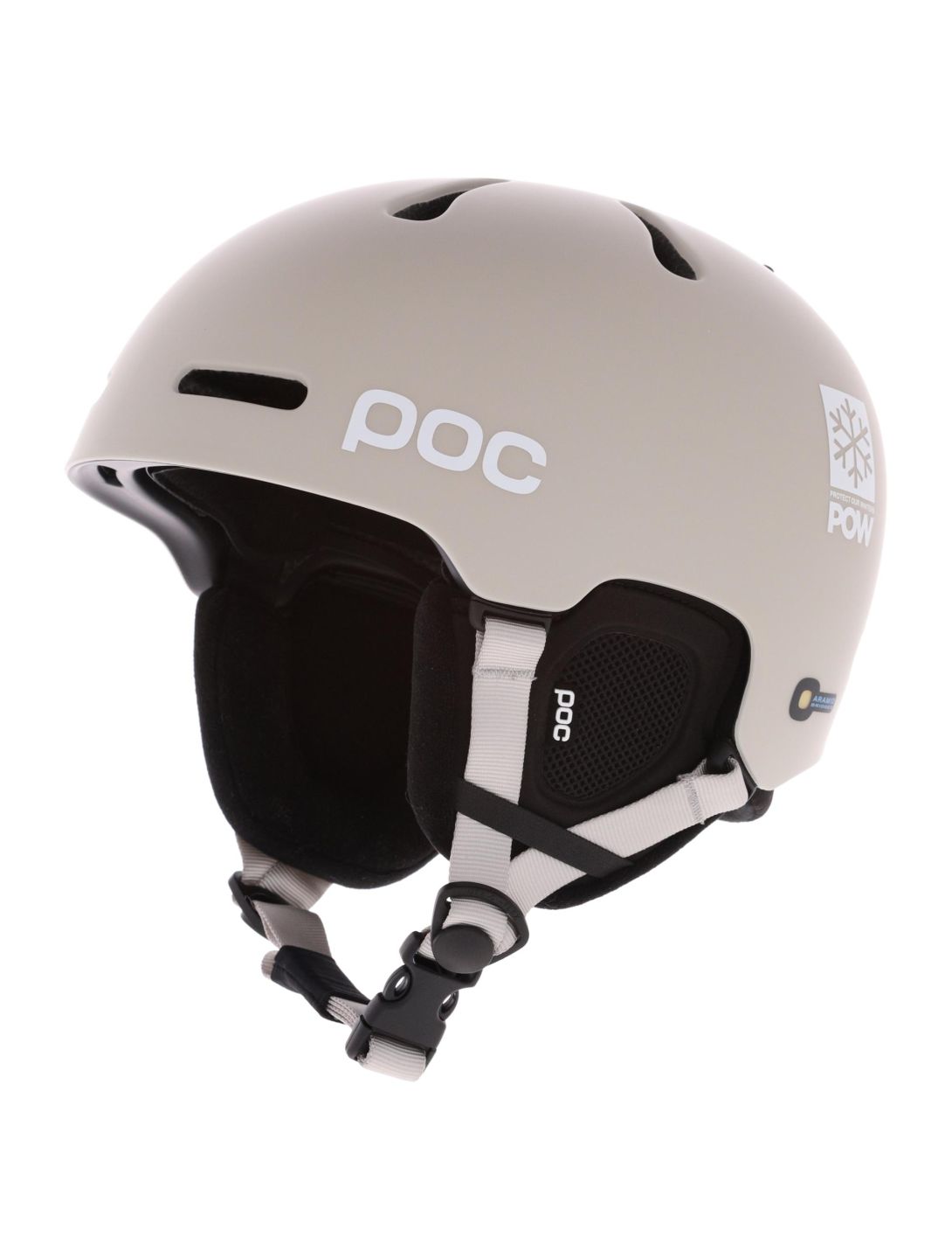 POC, Fornix MIPS POW JJ Skihelm Unisex Mineral Grey Matt grau 