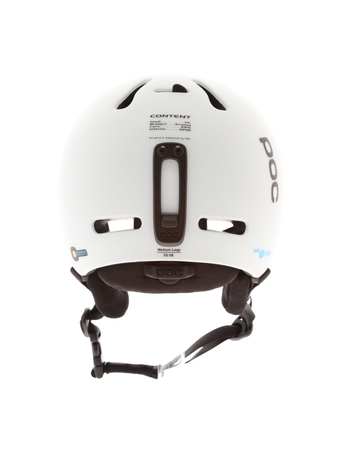 POC, Fornix Spin Skihelm Unisex hyrdrogen weiß 