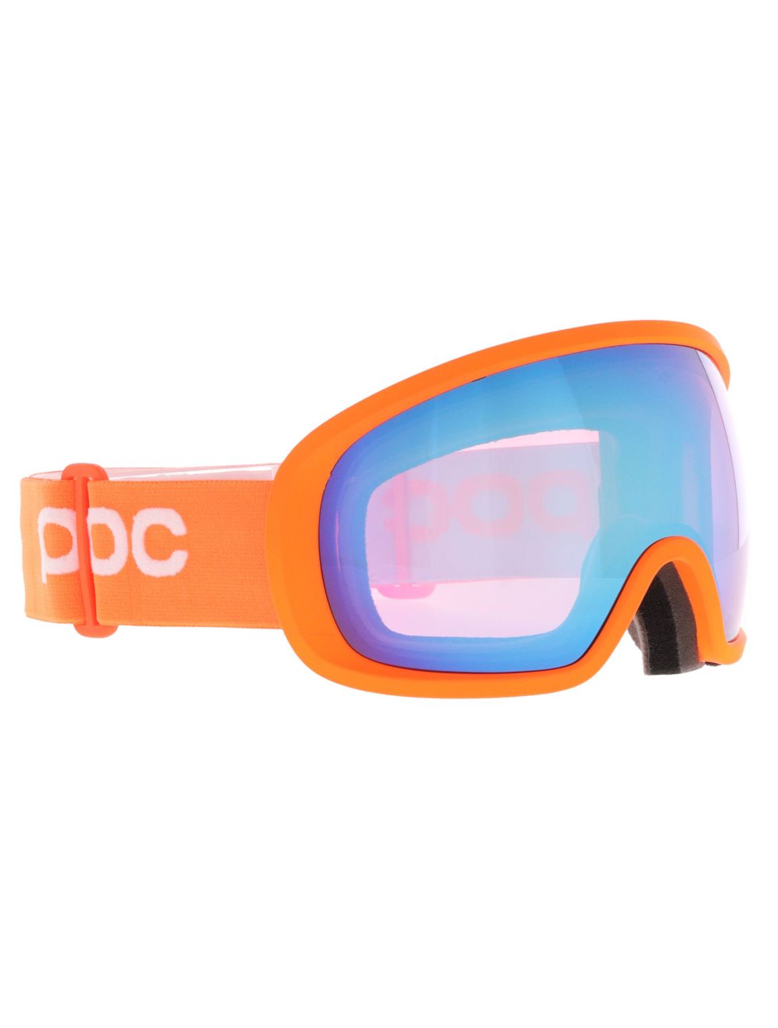 POC, Fovea Skibrille Unisex Zink Orange / Partly Sunny Blue blau, orange 