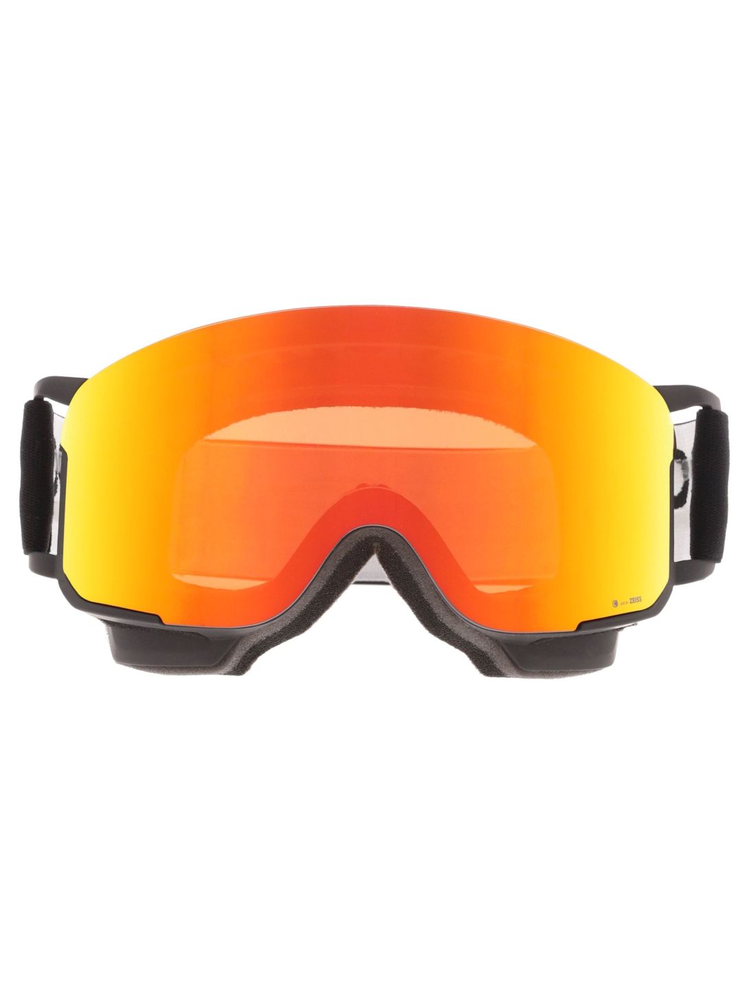 POC, Nexal Mid Skibrille Unisex Uranium Black / Partly Sunny Orange orange, schwarz 