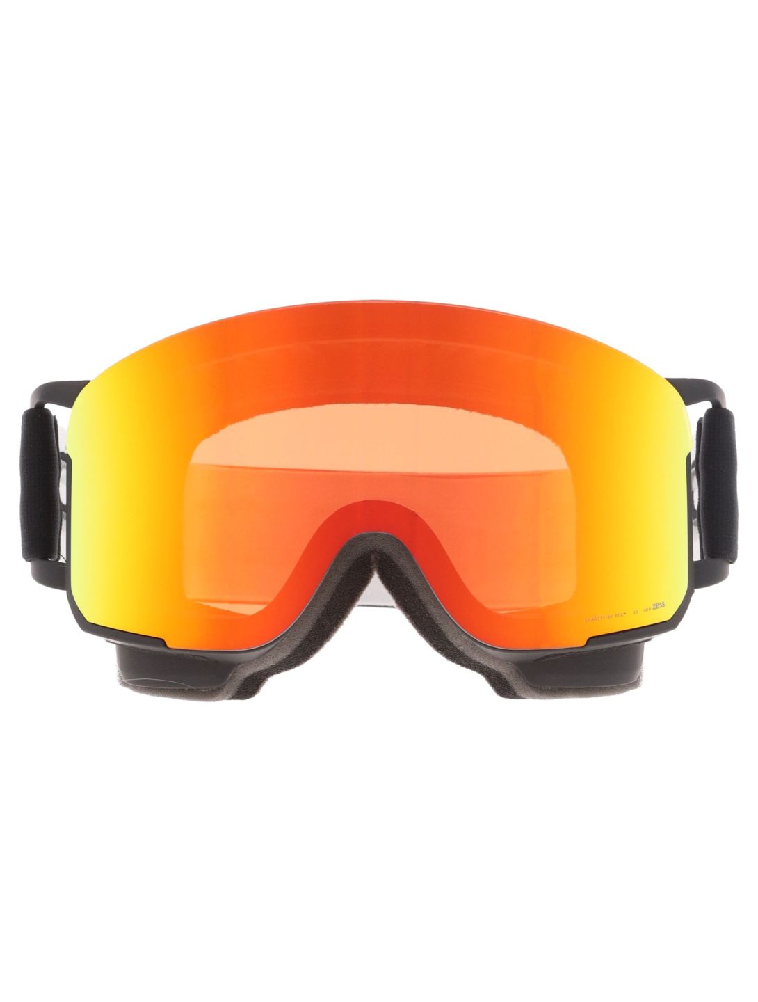 POC, Nexal Skibrille Unisex Uranium Black / Partly Sunny Orange orange, schwarz 