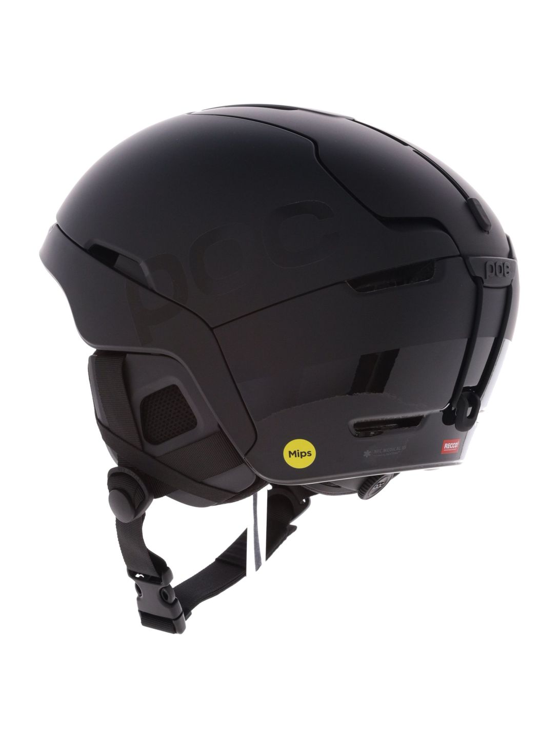 POC, Obex BC MIPS Skihelm Unisex Uranium Black Matt schwarz 