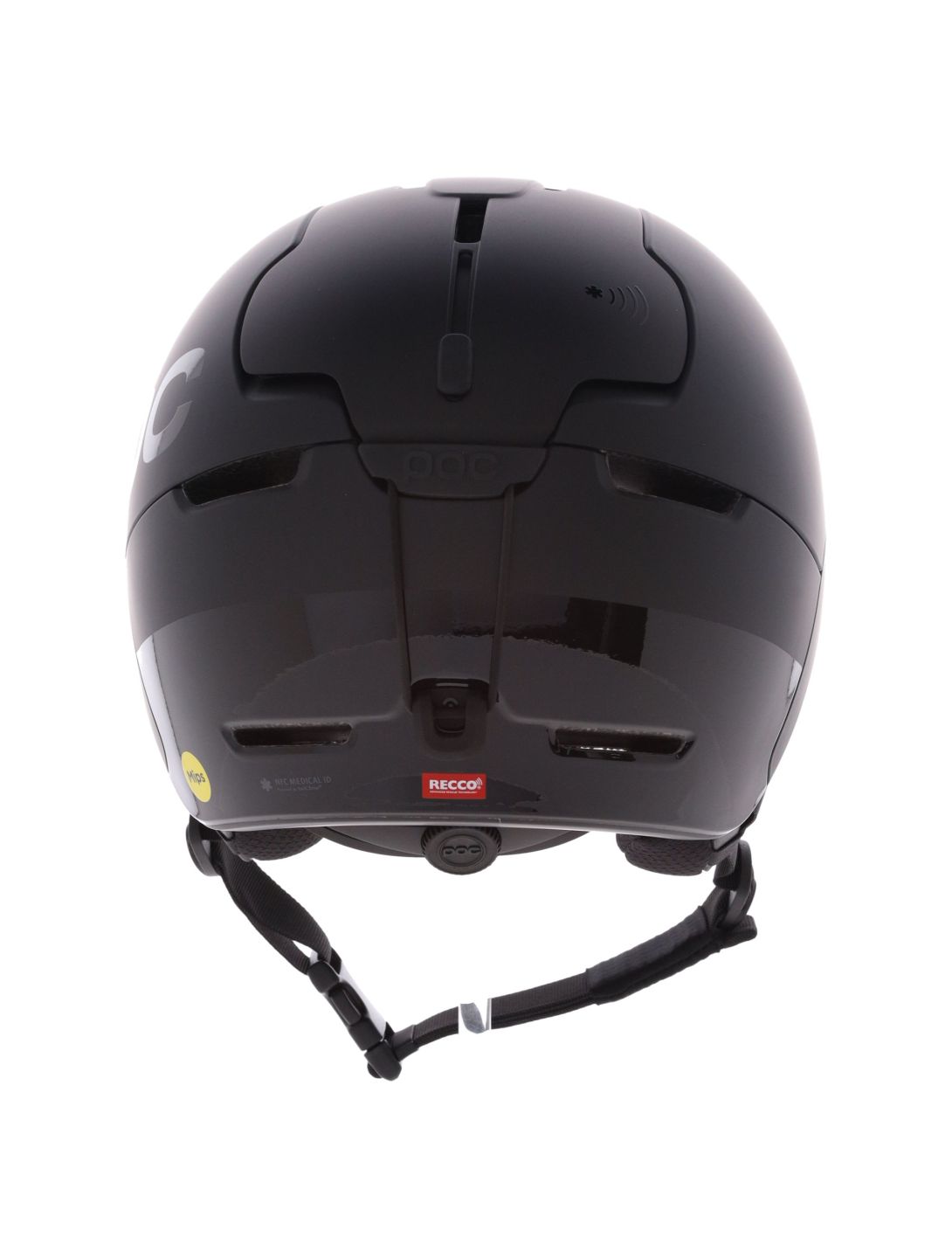 POC, Obex BC MIPS Skihelm Unisex Uranium Black Matt schwarz 