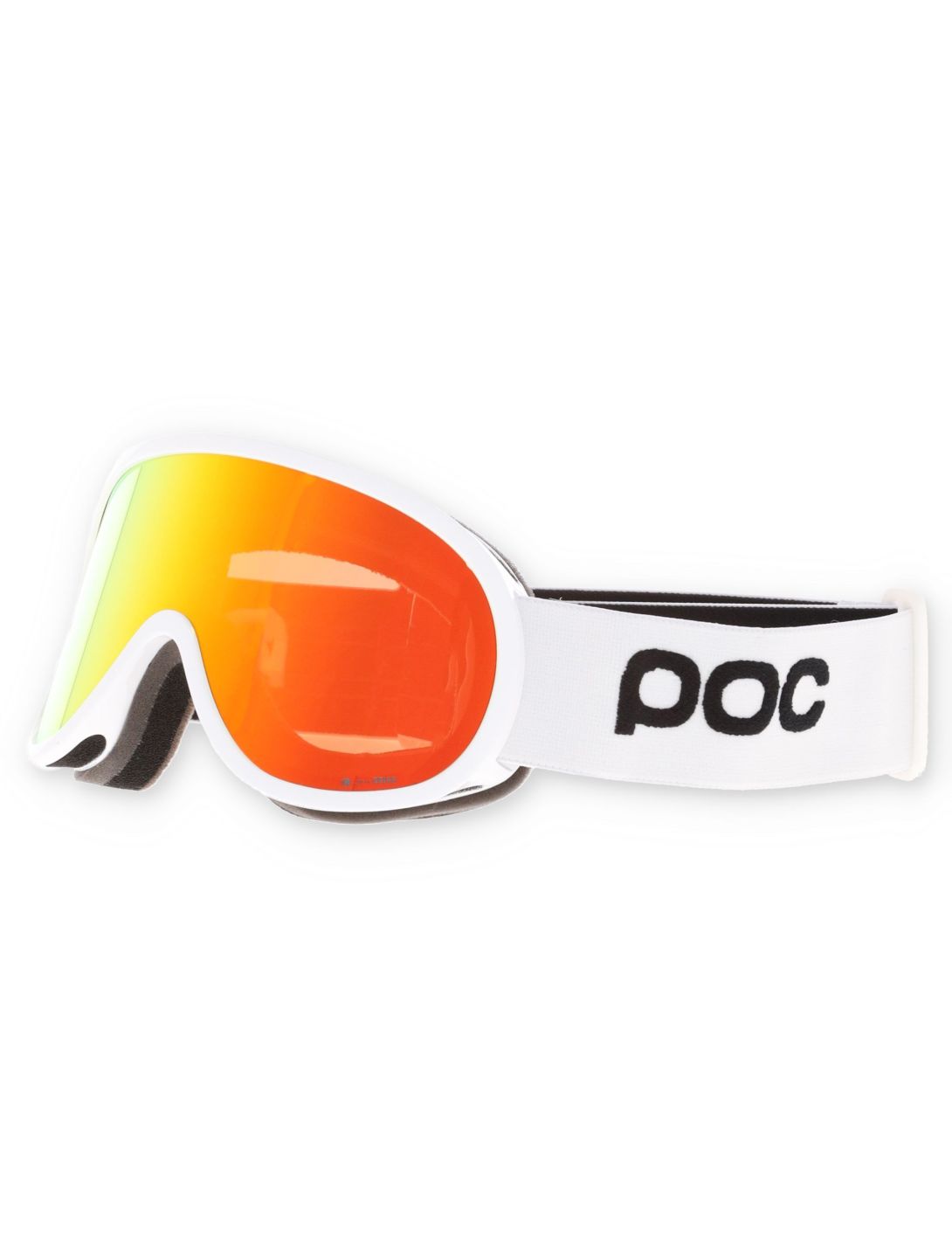 POC, Retina Mid Skibrille Unisex Hydrogen White / Partly Sunny Orange orange, weiß 