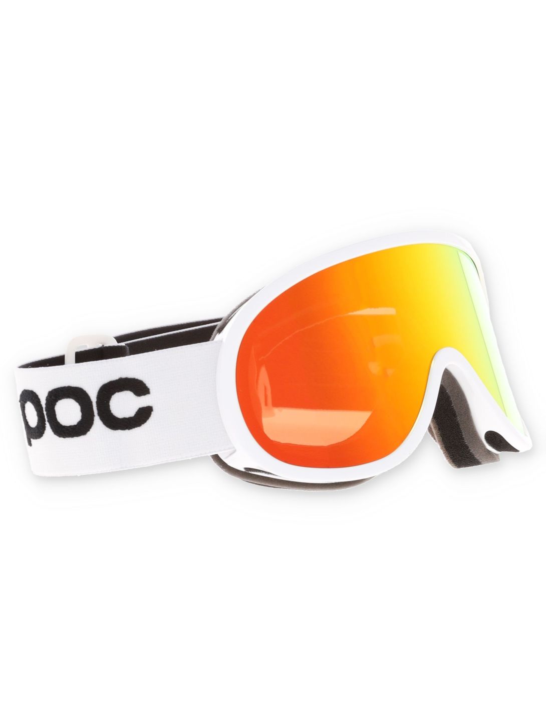 POC, Retina Mid Skibrille Unisex Hydrogen White / Partly Sunny Orange orange, weiß 