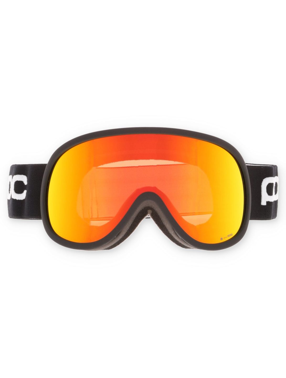 POC, Retina Mid Skibrille Unisex Uranium Black / Partly Sunny Orange orange, schwarz 