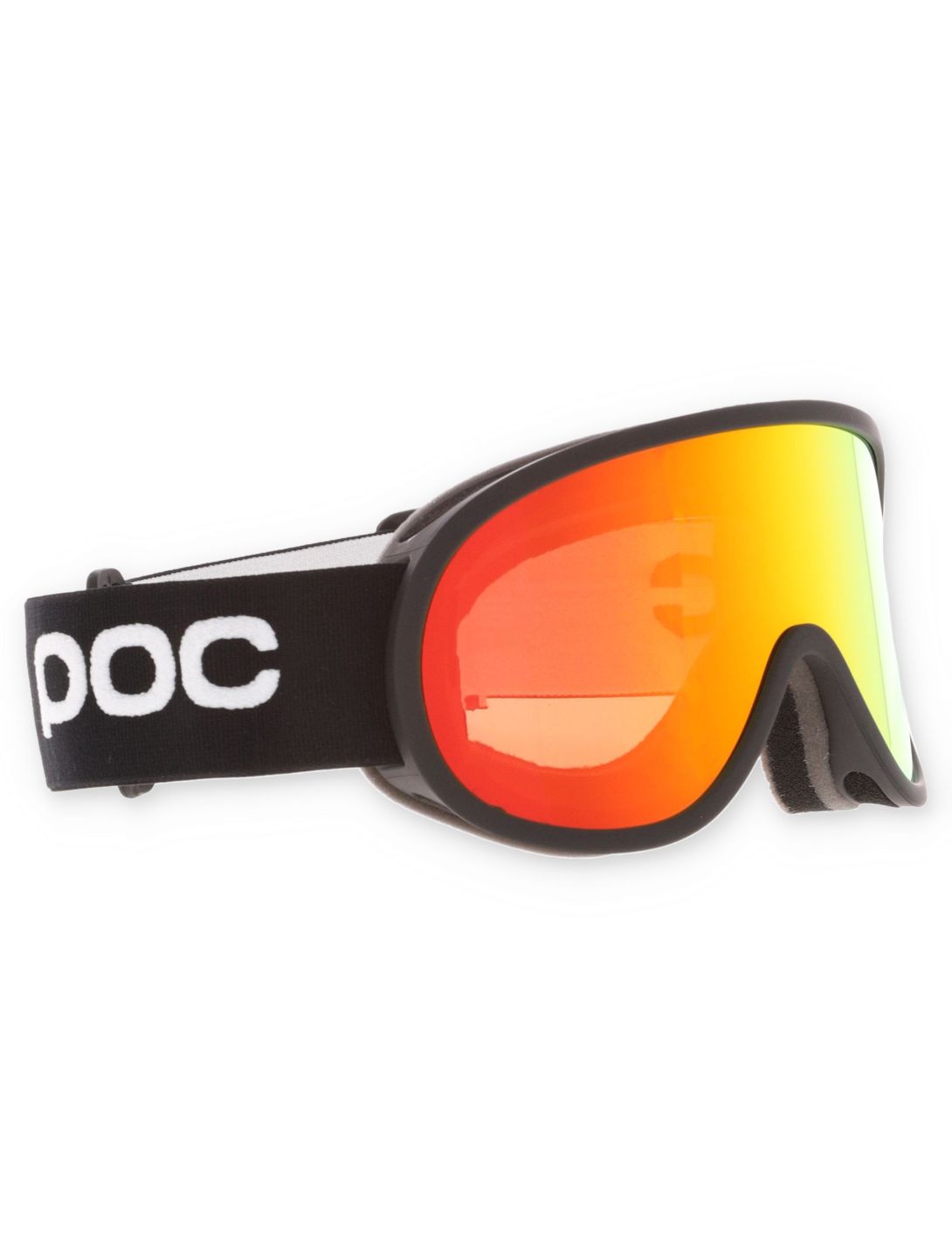 POC, Retina Mid Skibrille Unisex Uranium Black / Partly Sunny Orange orange, schwarz 