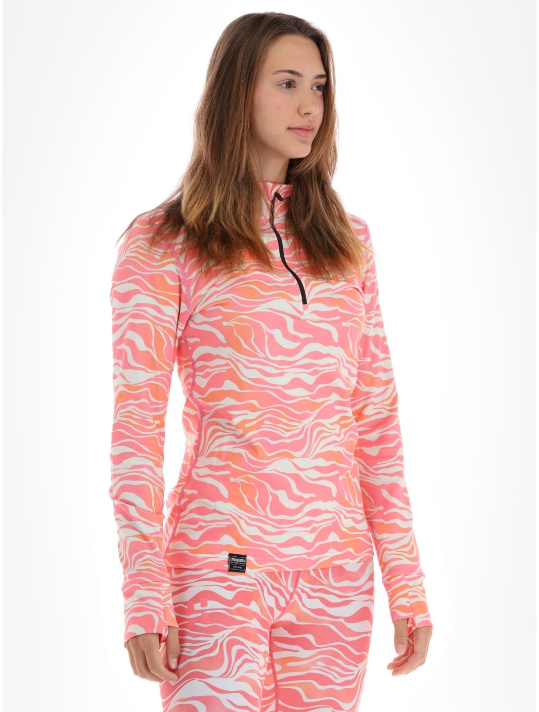 Poederbaas, Animal Pullover Damen Zebra Pink rosa 