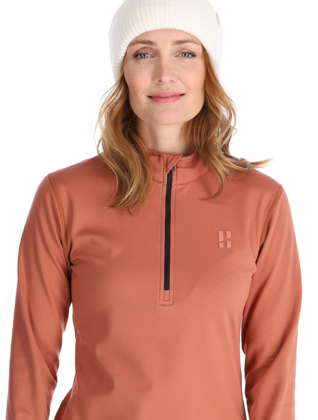 Poederbaas, Arctic Pullover Damen Terracotta braun 