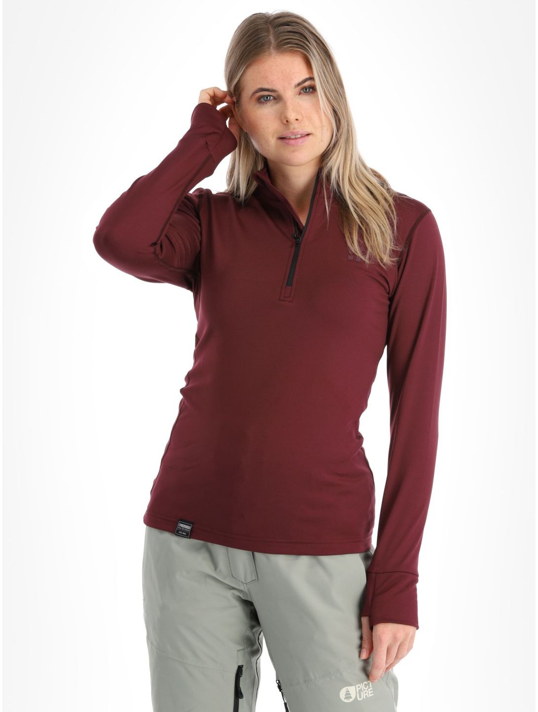 Poederbaas, Arctic Pullover Damen Bordeaux burgund 