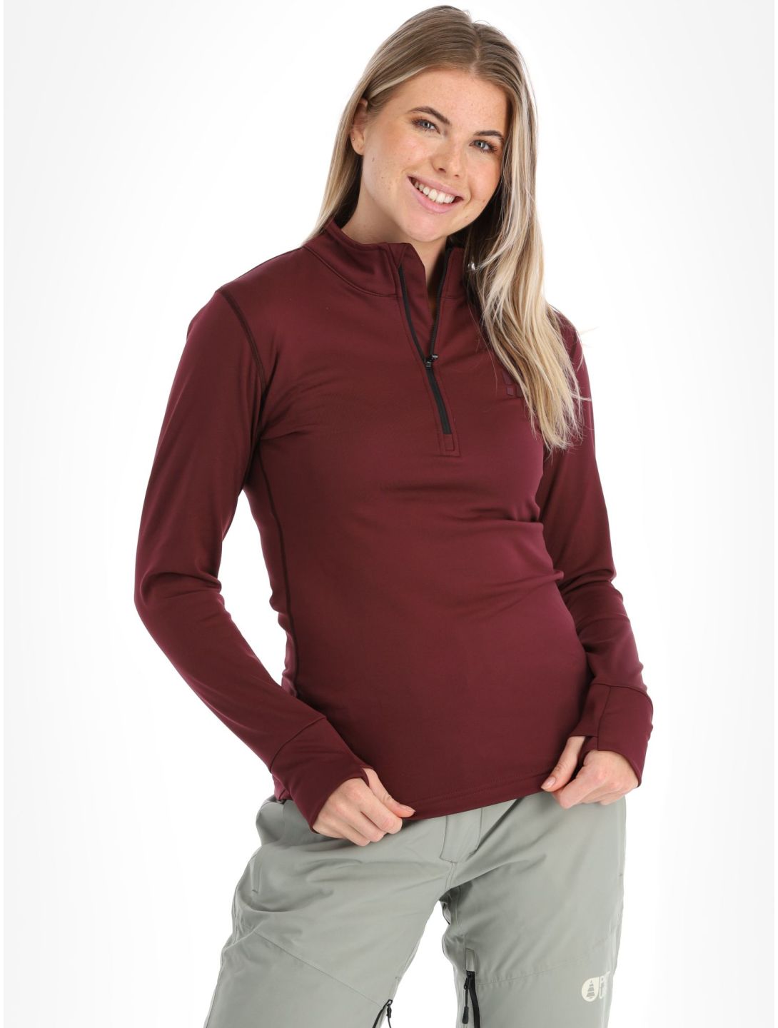 Poederbaas, Arctic Pullover Damen Bordeaux burgund 