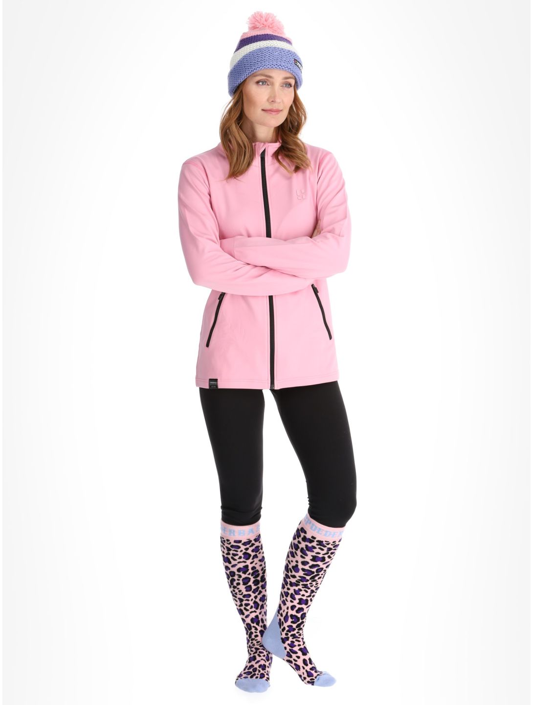 Poederbaas, Arctic Sports Tech Jacke Damen Pink rosa 