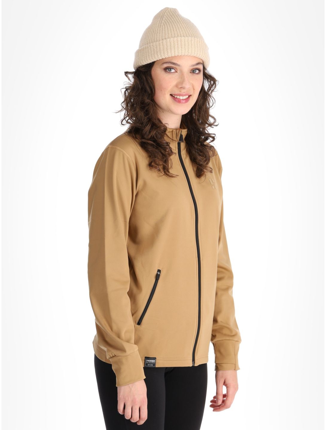 Poederbaas, Arctic Sports Tech Jacke Damen Sand beige 