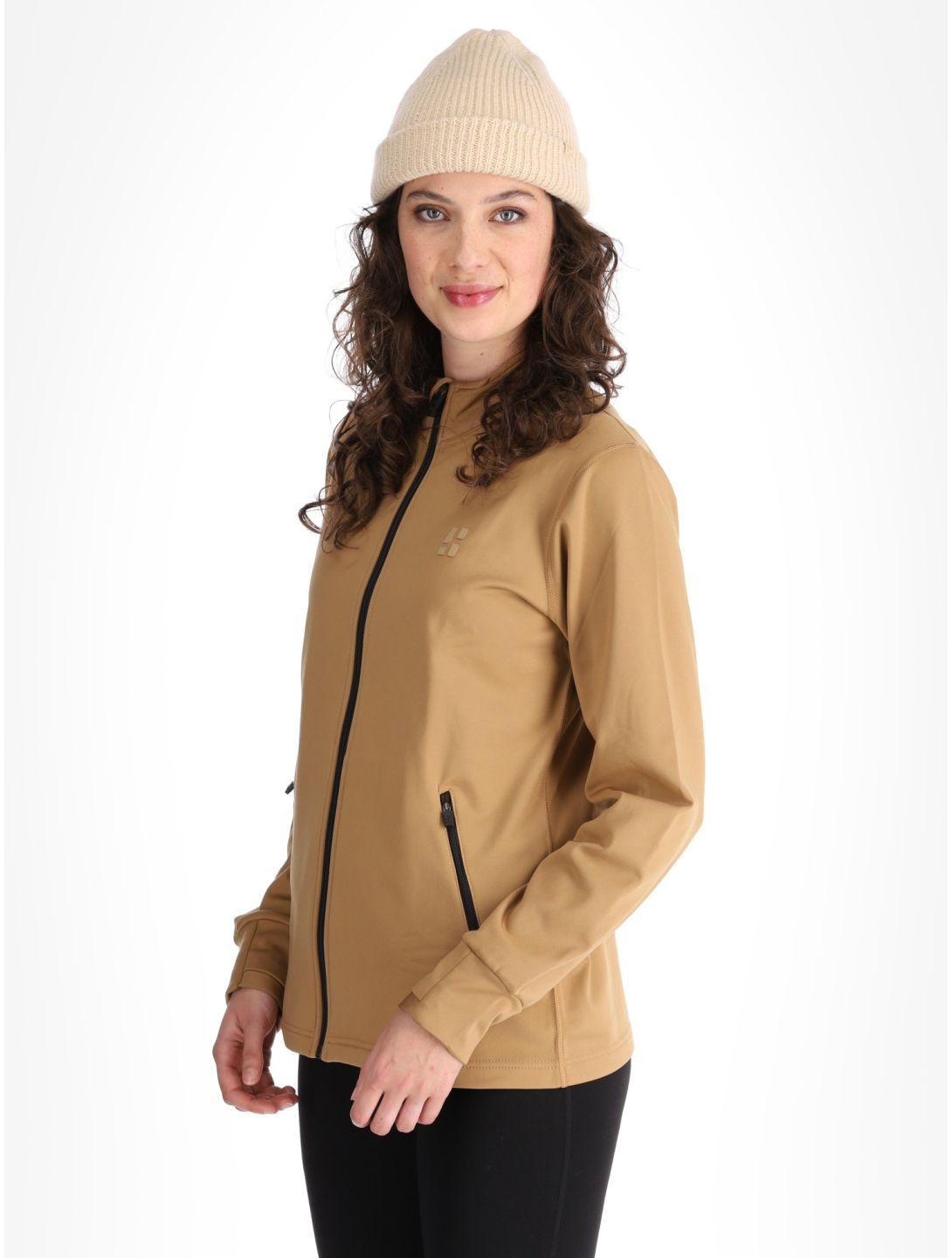 Poederbaas, Arctic Sports Tech Jacke Damen Sand beige 